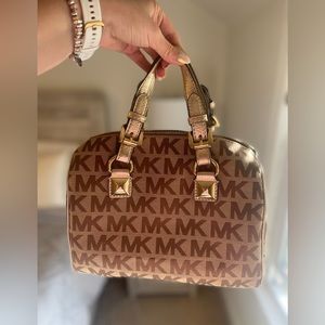 MICHAEL KORS | MK tan handbag